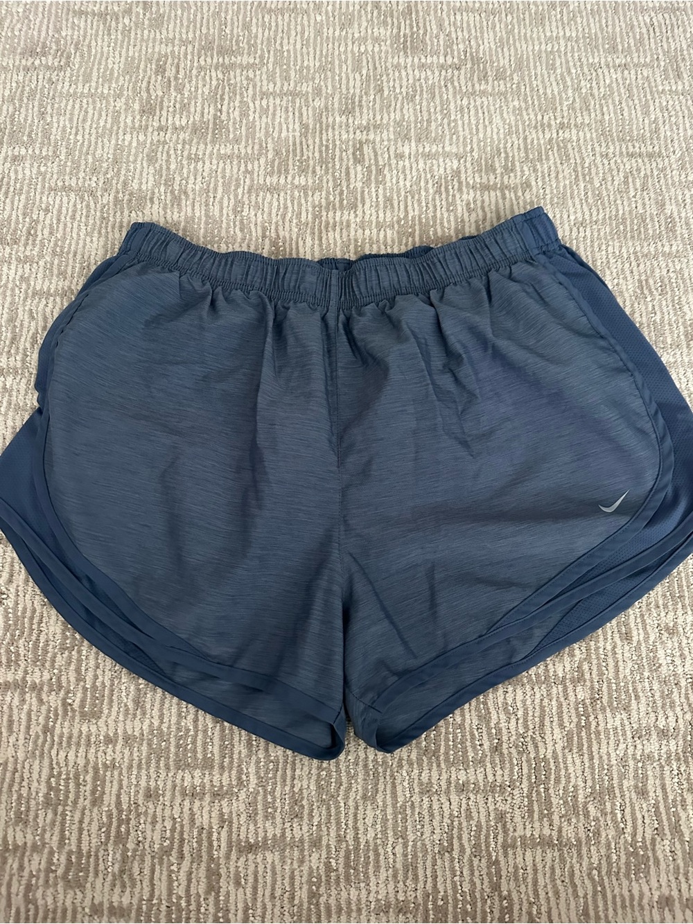 Nike Women’s Heather Blue Running Shorts